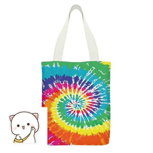 Canvas Tote Bag-TangieTripe
