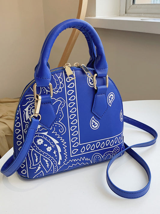 Paisley Pattern Dome Bag-TangieTripe