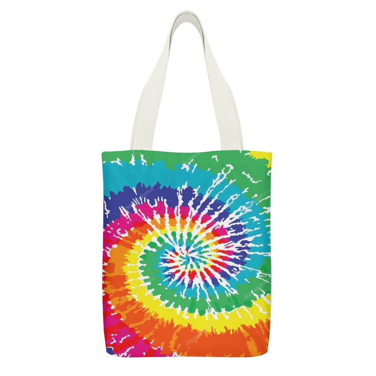 Canvas Tote Bag-TangieTripe